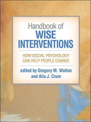 cover image of Handbook of Wise Interventions